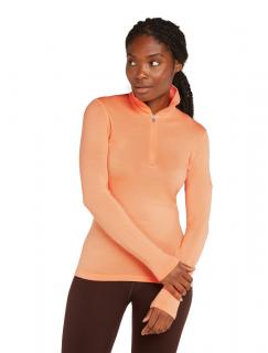 Dámské merino tričko s dlouhým rukávem ICEBREAKER Wmns 260 Tech LS Half Zip, Feldspar velikost: M