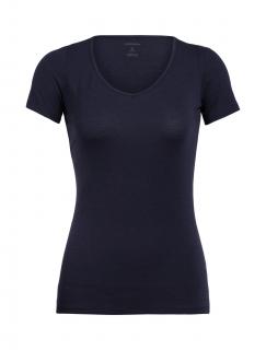 dámské merino triko krátký rukáv ICEBREAKER Wmns Siren SS Sweetheart, Midnight Navy velikost: M