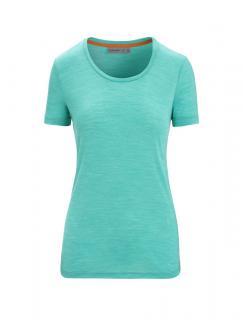 Dámské merino triko krátký rukáv ICEBREAKER Wmns Sphere II SS Scoop Tee, Fresh Heather velikost: S