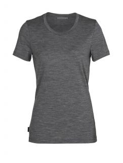 dámské merino triko krátký rukáv ICEBREAKER Wmns Tech Lite II SS Tee, Gritstone Heather velikost: S