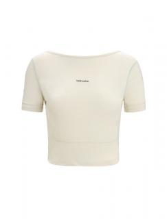 Dámské merino triko krátký rukáv ICEBREAKER Wmns ZoneKnit SS Scoop Back Tee, Chalk velikost: M