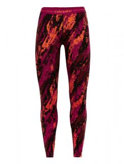 dámské spodky ICEBREAKER Wmns 250 Vertex Leggings SediMenstary, Cherry/Flash/Black/J velikost: L