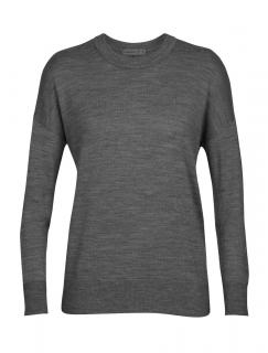 dámský svetr ICEBREAKER Wmns Shearer Crewe Sweater, Gritstone HTHR velikost: XS