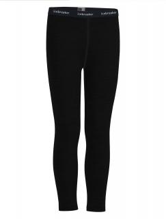 dětské merino spodky ICEBREAKER Kids 260 Tech Leggings, Black velikost: 12