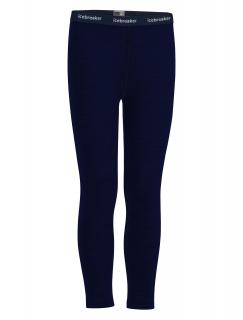 dětské merino spodky ICEBREAKER Kids 260 Tech Leggings, Midnight Navy velikost: 12