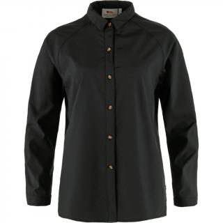 FJÄLLRÄVEN Abisko Hike Shirt W, Black (vzorek) velikost: M