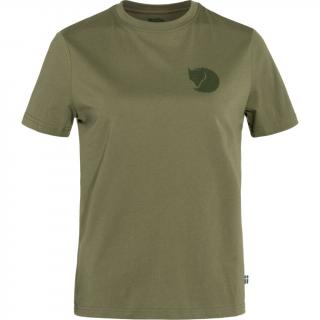 FJÄLLRÄVEN Fox Boxy Logo Tee W, Green (vzorek) velikost: S