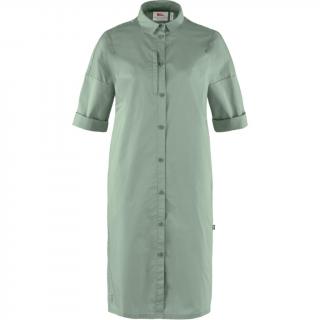 FJÄLLRÄVEN High Coast Shade Dress W, Misty Green (vzorek) velikost: S