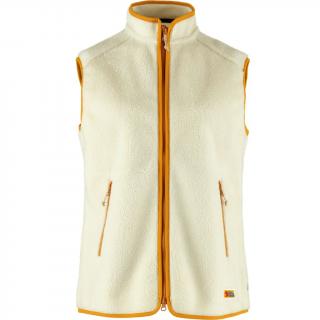 FJÄLLRÄVEN Vardag Pile Fleece Vest W, Chalk White (vzorek) velikost: S