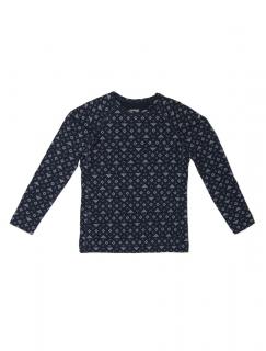 ICEBREAKER Kids Mer200 Oasis LS Crewe First Snow, Midnight Navy/Snow velikost: 10