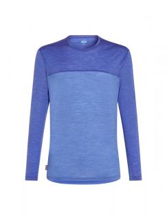 ICEBREAKER Mens 125 Cool-Lite Sphere LS Tee CB, Baja/Brilliant/Cb (vzorek) velikost: M