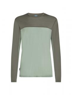 ICEBREAKER Mens 125 Cool-Lite Sphere LS Tee CB, Moss/Galaxy/Cb (vzorek) velikost: M