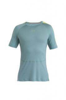 ICEBREAKER Mens 125 ZoneKnit™ SS Crewe, Cloud Ray/Hyper/Cb velikost: L