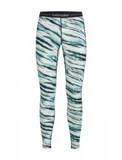 ICEBREAKER Mens 200 Oasis Leggings POW AOP, Snow Aop (vzorek) velikost: M