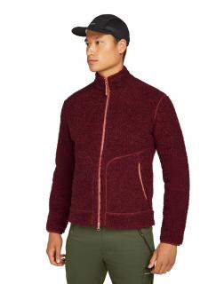 ICEBREAKER Mens 800 RealFleece High Pile LS Z, Port Dk HTHR/Cedar Wood (vzorek) velikost: M