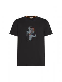 ICEBREAKER Mens Central Classic SS Tee Tech Head, Black (vzorek) velikost: M