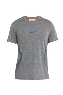 ICEBREAKER Mens Merino 125 Cool-Lite Sphere II SS Tee Syn, Metro Heather velikost: L