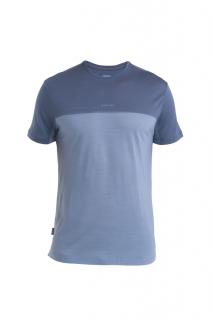 ICEBREAKER Mens Merino 125 Cool-Lite™ Sphere III SS Tee Colour Block, Kyanite/Dawn/Cb (vzorek) velikost: M