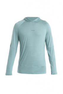 ICEBREAKER Mens Merino 125 Cool-Lite™ Sphere LS Hoodie, Cloud Ray (vzorek) velikost: M