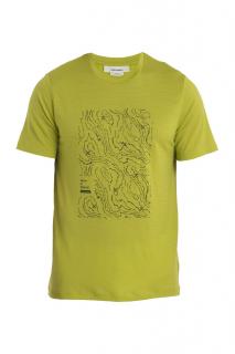 ICEBREAKER Mens Merino 150 Tech Lite II SS Tee Alpine Cro, Bio Lime velikost: S