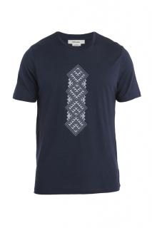 ICEBREAKER Mens Merino 150 Tech Lite II SS Tee Maunga Toa, Midnight Navy velikost: L