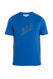 ICEBREAKER Mens Merino 150 Tech Lite II SS Tee Natural Sk, Lazurite velikost: S