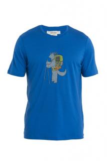 ICEBREAKER Mens Merino 150 Tech Lite II SS Tee Tech Head, Lazurite velikost: M