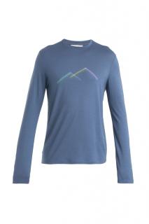 ICEBREAKER Mens Merino 150 Tech Lite III LS Tee Peak Glow, Dawn velikost: L