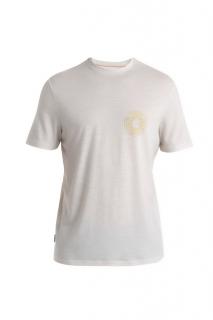 ICEBREAKER Mens Merino 150 Tech Lite III SS Tee Connection, Ecru Heather velikost: L