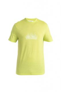 ICEBREAKER Mens Merino 150 Tech Lite III SS Tee IB Grown Naturally, Hyper velikost: L