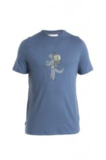 ICEBREAKER Mens Merino 150 Tech Lite III SS Tee Tech Head, Dawn velikost: L