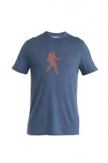 ICEBREAKER Mens Merino 150 Tech Lite III SS Tee Trail Hiker, Dawn velikost: M