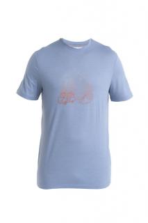 ICEBREAKER Mens Merino 150 Tech Lite III SS Tee Van Camp, Kyanite velikost: L