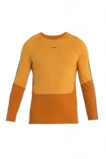 ICEBREAKER Mens Merino 200 Sonebula LS Crewe, Earth/Solar/Loden velikost: L