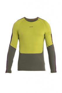 ICEBREAKER Mens Merino 200 Sonebula LS Crewe, Loden/Biolme/Nightshad velikost: XL