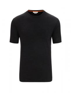 ICEBREAKER Mens Merino Linen SS Tee, Black velikost: S