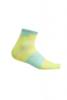 ICEBREAKER Mens Merino Run+ Ultralight Mini, Hyper/Aura velikost: 39-41,5 (S)