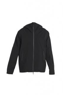 ICEBREAKER Mens Merino Shell+ Peak Hooded Jacket, Black (vzorek) velikost: M