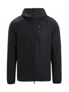 ICEBREAKER Mens Shell+ Cotton Windbreaker, Black velikost: S