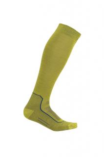 ICEBREAKER Mens Ski+ Ultralight OTC, Bio Lime/Loden/Lazurite velikost: 42-44 (M)