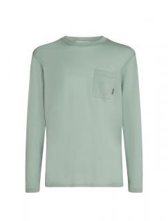 ICEBREAKER Mens Tech Lite III LS Relaxed Pocket Te, Moss (vzorek) velikost: M