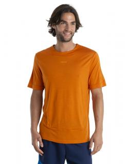 ICEBREAKER Mens ZoneKnit SS Tee, Earth velikost: L