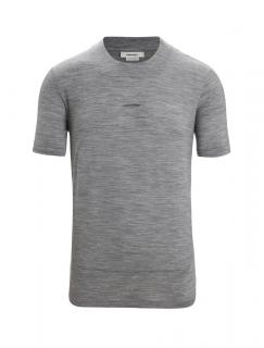 ICEBREAKER Mens ZoneKnit SS Tee, Metro Heather velikost: L