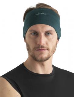 ICEBREAKER Unisex Cool-Lite™ Flexi Headband, Fathom Green velikost: OS (UNI)