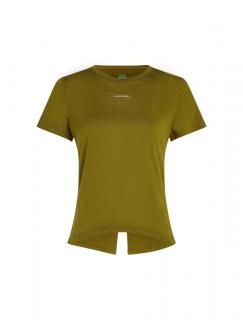 ICEBREAKER Wmns 125 Cool-Lite Speed SS Slit Back T, Algae (vzorek) velikost: S