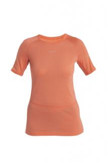 ICEBREAKER Wmns 125 ZoneKnit™ SS Crewe, Tang/Praline/Cb (vzorek) velikost: S