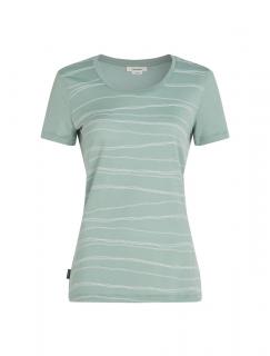 ICEBREAKER Wmns 150 Tech Lite SS Scoop T SofS, Moss (vzorek) velikost: S