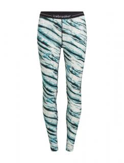 ICEBREAKER Wmns 200 Oasis Leggings POW AOP, Snow Aop (vzorek) velikost: S