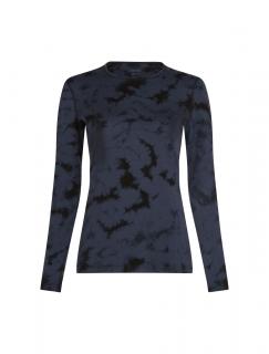 ICEBREAKER Wmns 200 Oasis LS Crewe Cloud Dye, Graphite/Black/Cd (vzorek) velikost: S