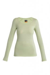 ICEBREAKER Wmns 200 Oasis LS Scoop, Glazen (vzorek) velikost: S